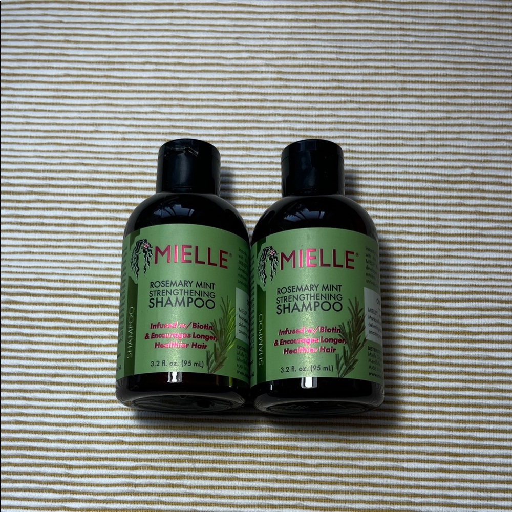 Mielle Rosemary Mint Strengthening Shampoo Travel Size X2